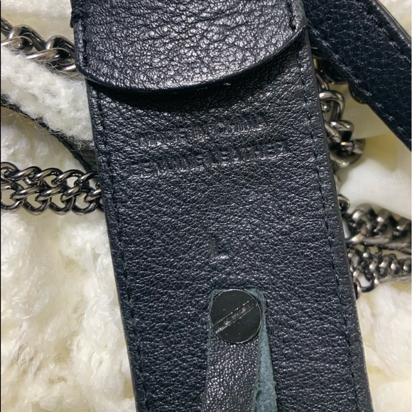 Leather and Gunmetal Chain Link Belt main image 4